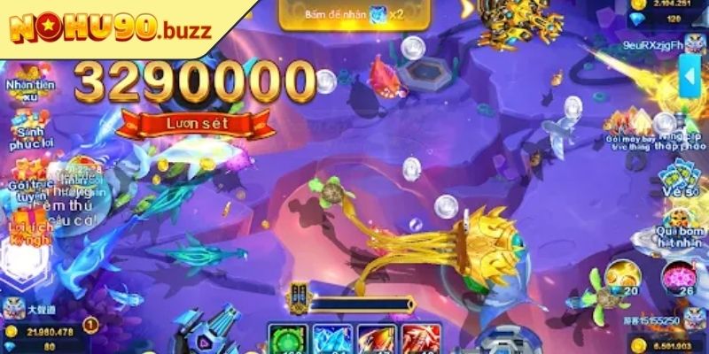 Chiến thuật chơi ông trùm săn cá