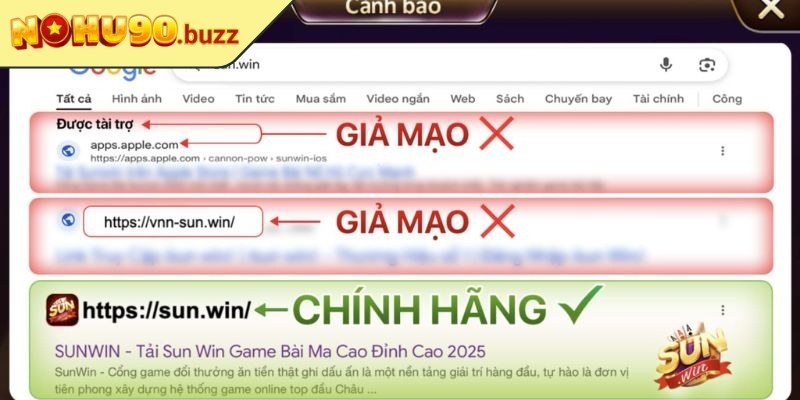 Một số biện pháp giúp giảm tối đa gặp Sunwin giả mạo